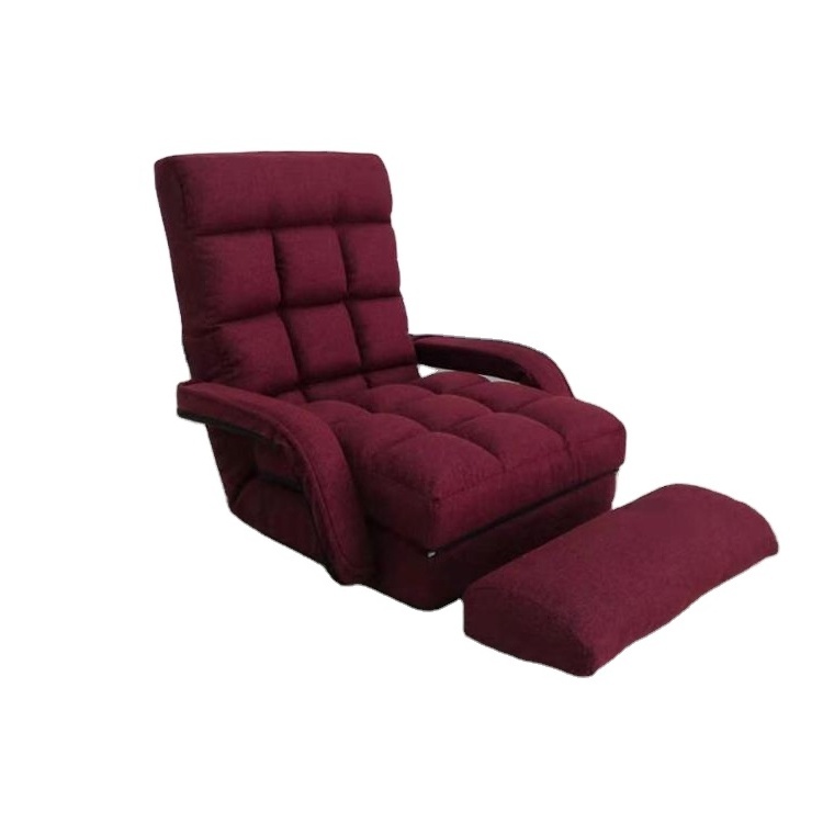 Factory direct sale relax sofa chair folding floor recliner chair leisure chair with armrest