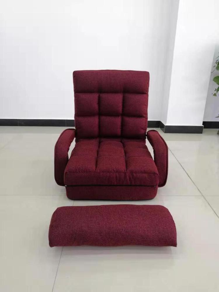 Factory direct sale relax sofa chair folding floor recliner chair leisure chair with armrest