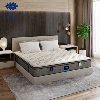 Luxury Bed Mattress for Sale Quality Latex Star King Size Memory Foam Pocket Spring Mattress Home Furniture Soft Fabric Mattress