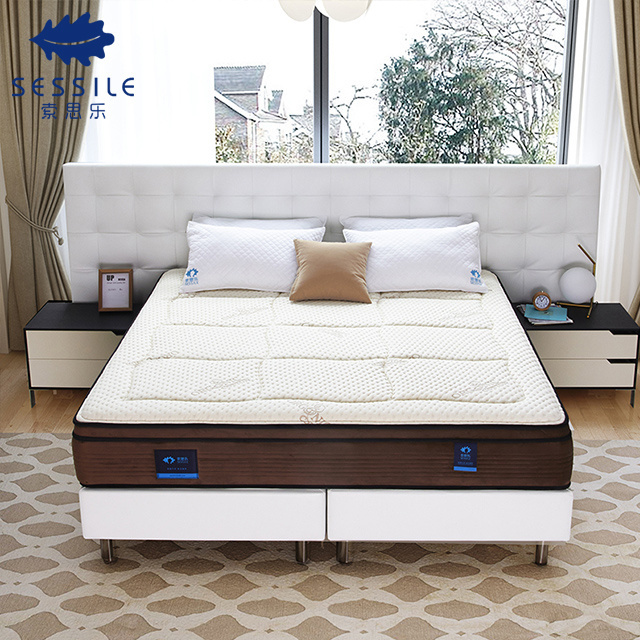 Sessile Hybrid Innerspring Memory Foam Single Bed Topper Waterproof Mattress