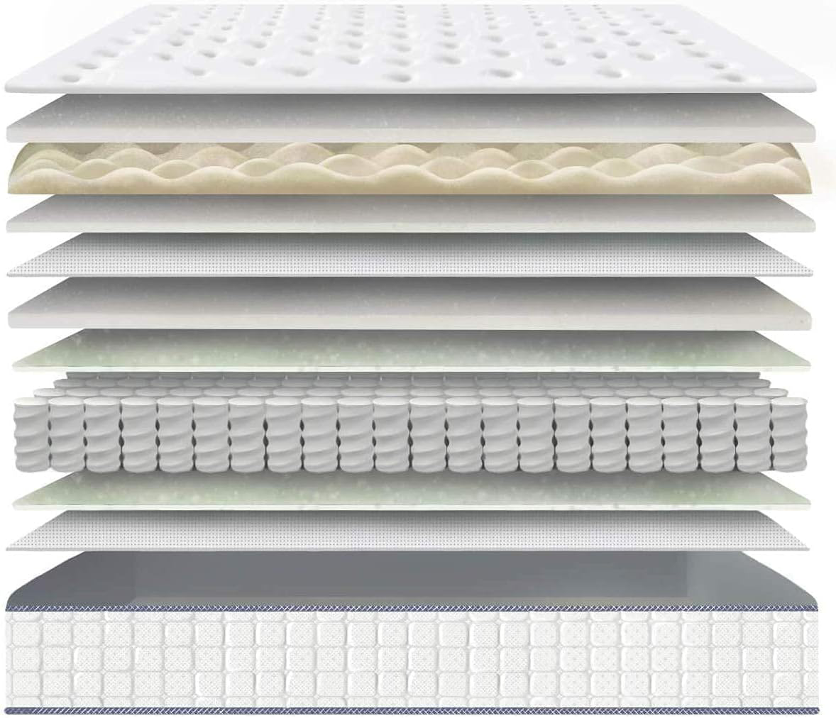 Modern bedroom furniture five star hotel mattress korean mattress memory foam Pocket compress spring king size massage mattress