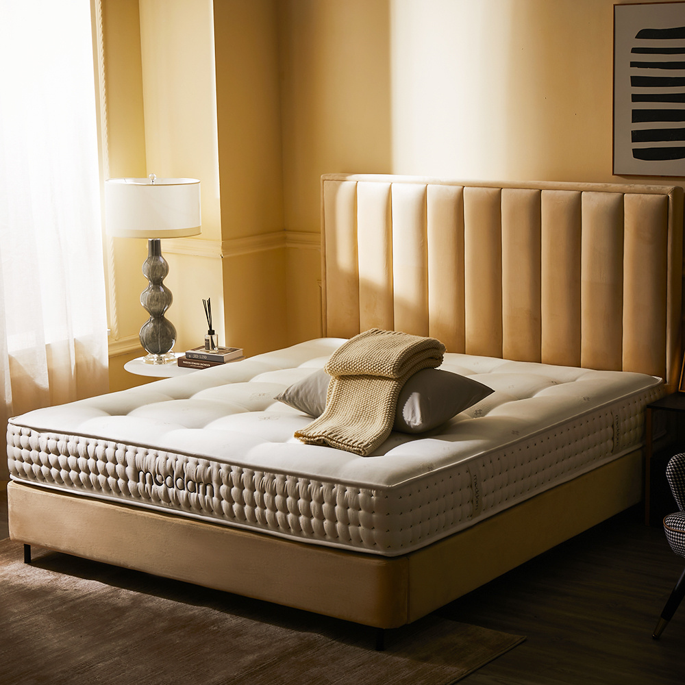 Professional Latex Product Manufacturer Dunlop Latex Mattress King Queen Size Spring Hybrid Mattress