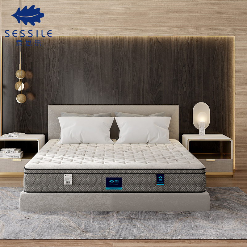 Luxury Bed Mattress for Sale Quality Latex Star King Size Memory Foam Pocket Spring Mattress Home Furniture Soft Fabric Mattress