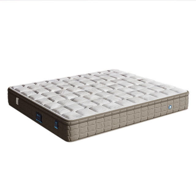 Customized Hotel Bed Spring Gel Memory Foam Smart Sheet King Size Deep Sleep Mattress