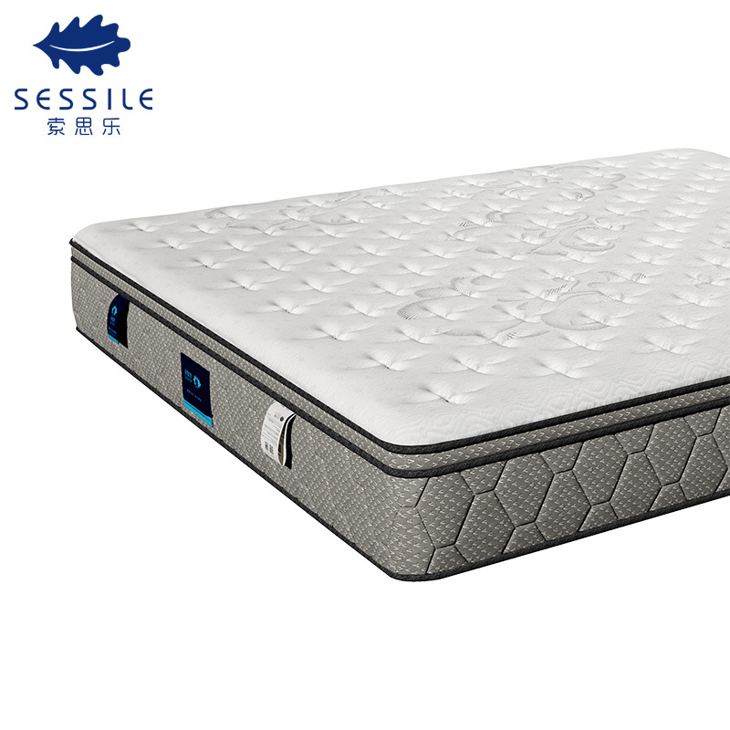 Custom-Made Full Size Cool Latex Gel Hypo-allergenic Memory Foam Healthy Hybrid Pocket Spring Pillowtop Mattress