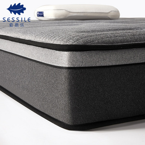 China Customized Hypo-allergenic Full Size Natural Rubber Cooling Quality Bunk Bed Mattress adjustable bed with mattress