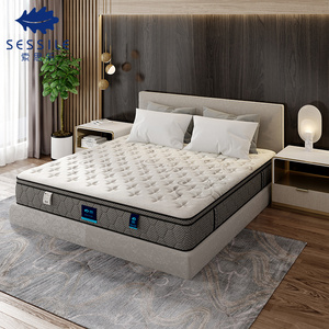 Custom-Made Full Size Cool Latex Gel Hypo-allergenic Memory Foam Healthy Hybrid Pocket Spring Pillowtop Mattress