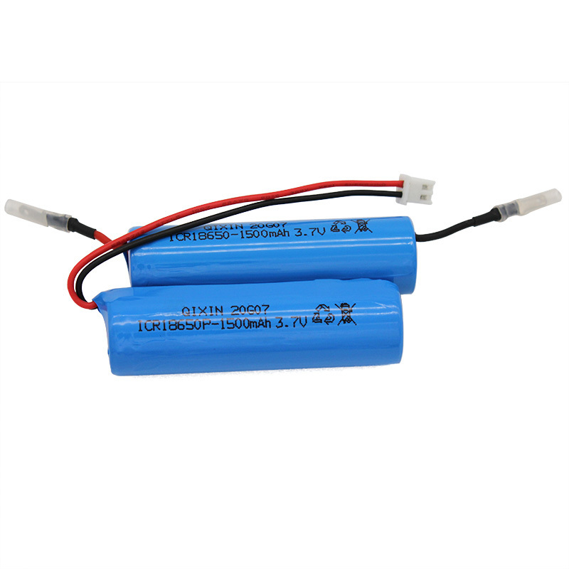 Rechargeable 1s1p 18650 lithium ion battery 7.4v 1500mah for Juicer