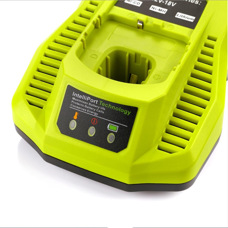 12v - 18v 3A Quick Battery Charger For Ryobi Battery P108 One Plus Ni-cd Ni-mh & Li-ion Charger with LED light