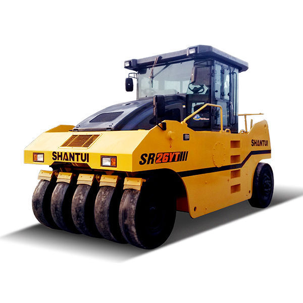 Top Ranking Construction Equipments Light Weight Diesel Road Roller With Rear Rubber Tires For Sale