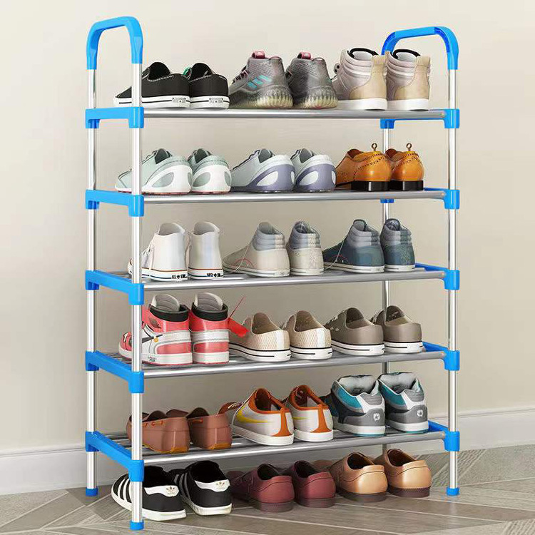 Simple Multi-Layer Four -Layer And Five Layer Adjustable Shoe Racks With Saves Space