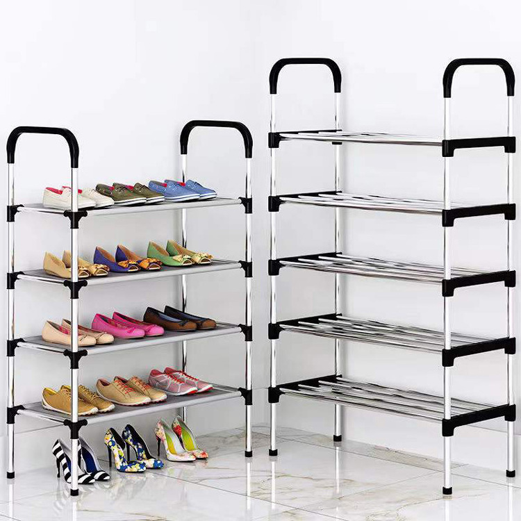 Simple Multi-Layer Four -Layer And Five Layer Adjustable Shoe Racks With Saves Space