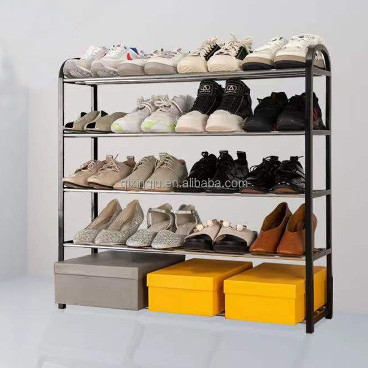 5 Tiers Diy Esay To Assemble Plastic Shoes Rack Cheap Living Room Shoe Rack