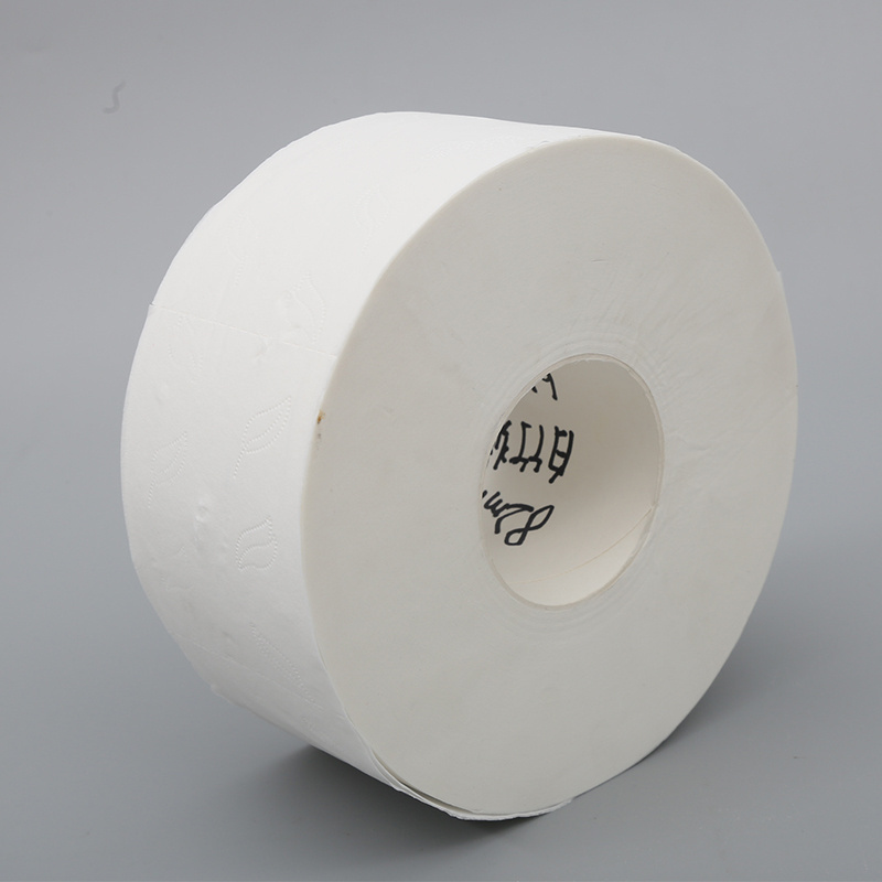 Customized cheap commercial recycled 3 ply degradable jumbo roll large toilet paper from China