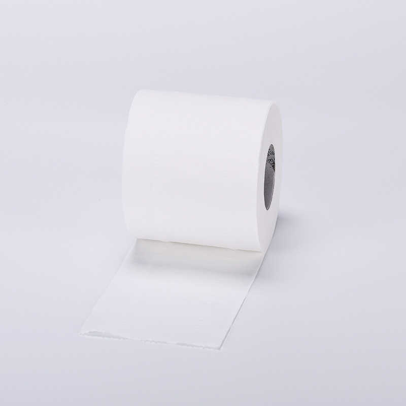 White 3 ply toilet paper roll soft bathroom paper toilet roll wood pulp toilet tissue