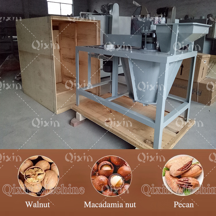 Nutcracker pecan nut cracker walnut processing progress of walnut production line walnut cracker and peeler machine