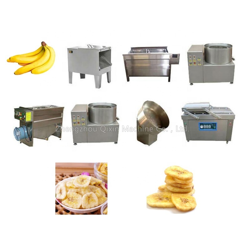 500Kg/H Industrial Banana Plant Plantain Chips Making Machine Automatic Equipment For Plantain Chips