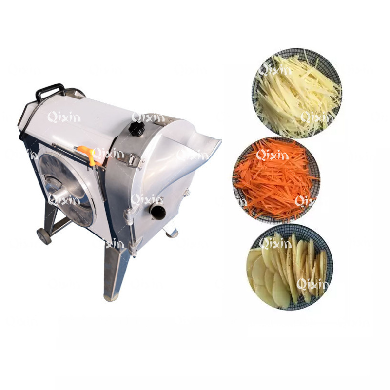 Automatic commercial vegetable slicing and cubes cutting machine / vegetable slicer and strips cutter for sale