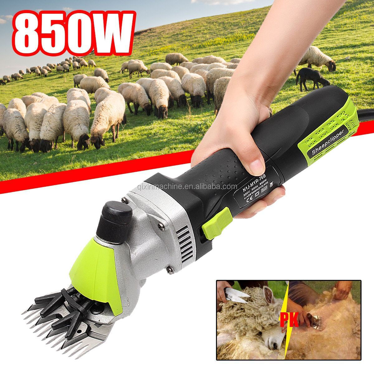 850W high power electric sheep clippers /sheep shears/sheep wool clipper