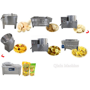 500Kg/H Industrial Banana Plant Plantain Chips Making Machine Automatic Equipment For Plantain Chips