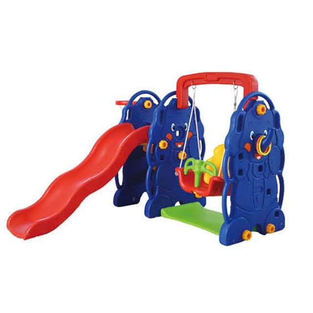 High quality swing sets for kids plastic slide and swing