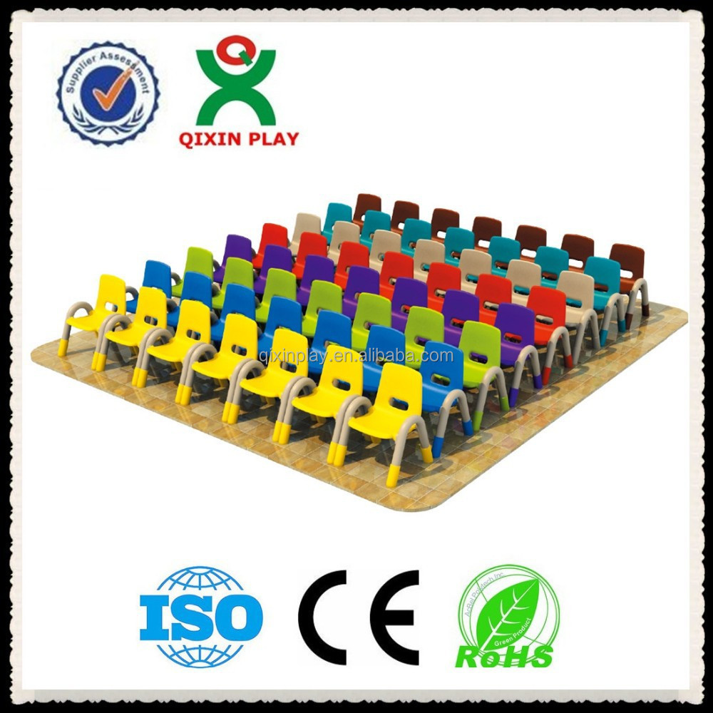 High quality tables and chairs for children's education daycare decoration Plastic chairs and tables QX-193A