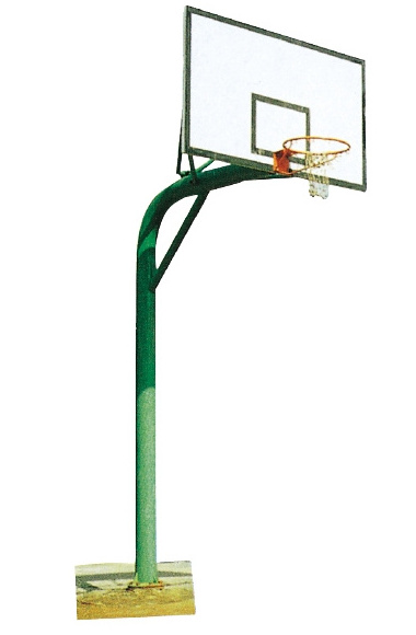 Best selling fiberglass basketball pole and backboard outdoor tempered glass basketball backboard QX-141A