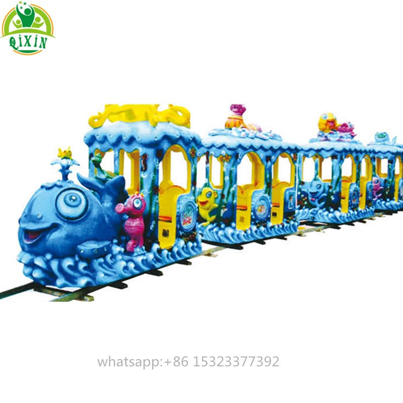 BIG Surprise amusement park electric trains for sale outdoor play mini train for kids made in china QX-130A