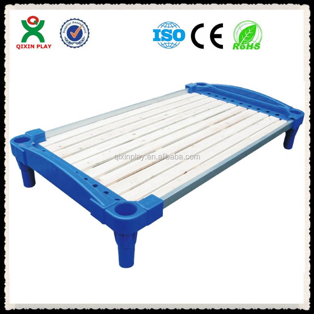 Guangzhou Kids bed room sets single kids beds for sale toddler plastic beds with plank QX-198C