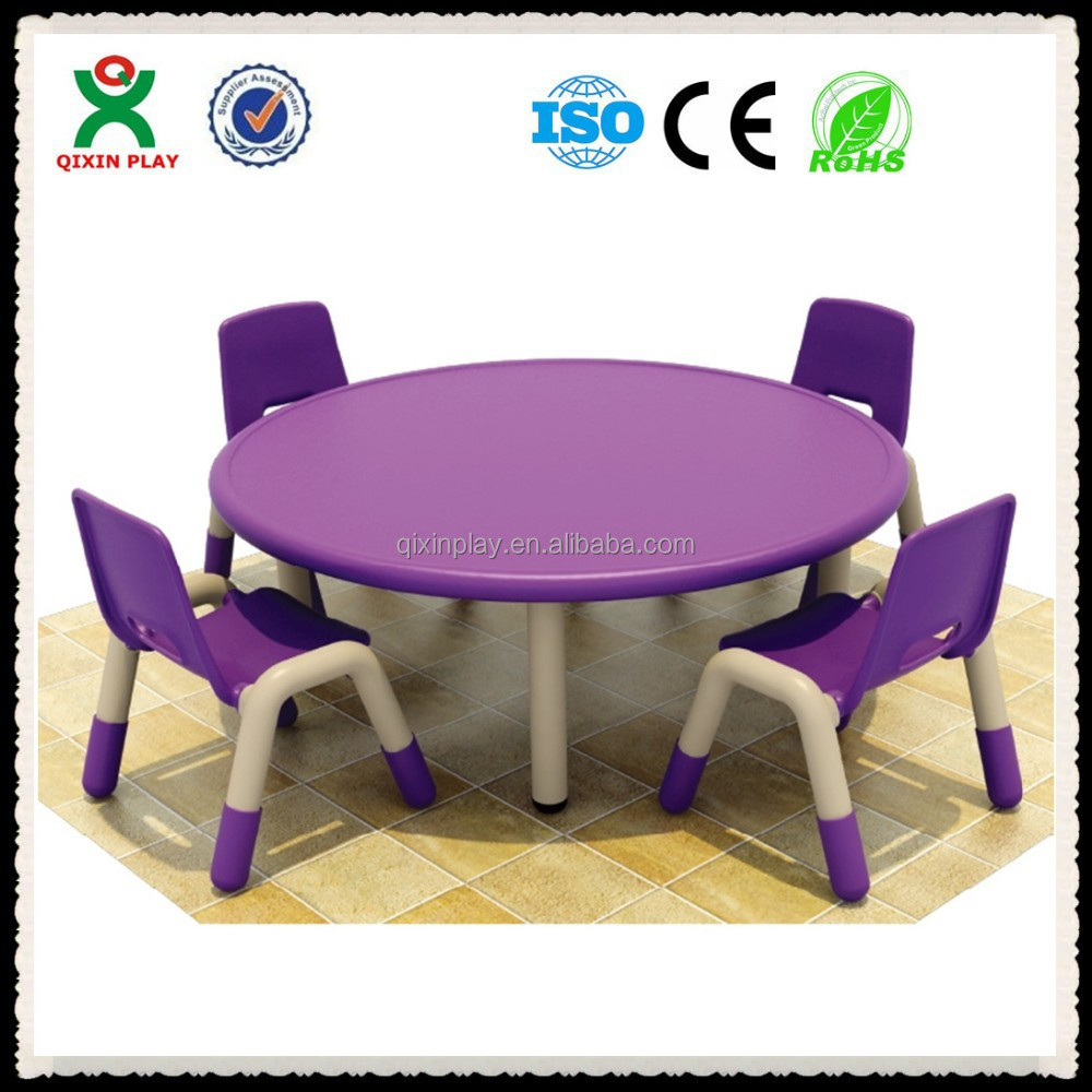 High quality tables and chairs for children's education daycare decoration Plastic chairs and tables QX-193A