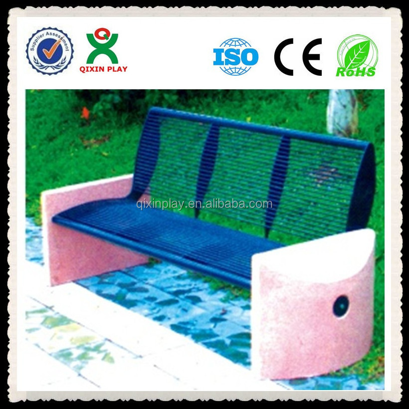 Best selling metal glider bench metal benches for outdoor metal patio garden furniture QX-145F