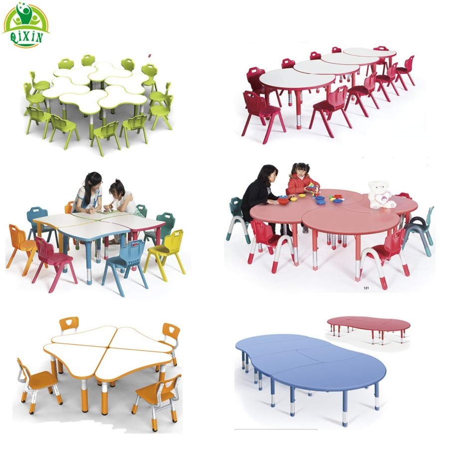 Hot sale used daycare furniture, modern furniture, daycare center furniture kids plastic table and chairs