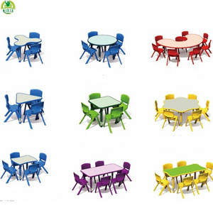 Hot sale used daycare furniture, modern furniture, daycare center furniture kids plastic table and chairs