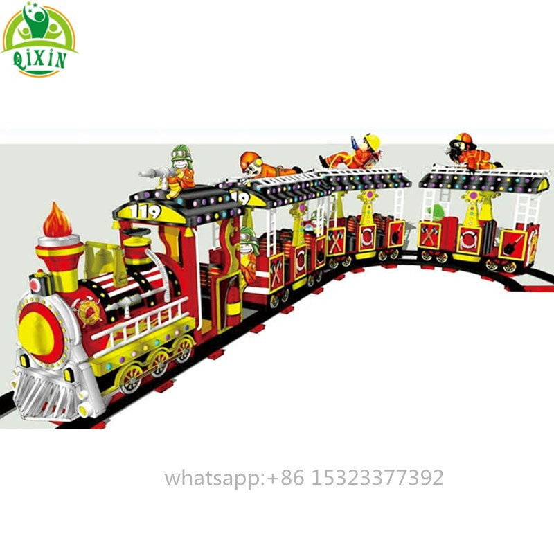 BIG Surprise amusement park electric trains for sale outdoor play mini train for kids made in china QX-130A