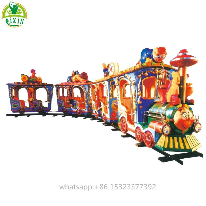 BIG Surprise amusement park electric trains for sale outdoor play mini train for kids made in china QX-130A