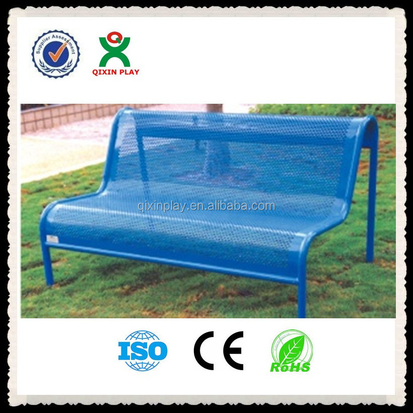 Best selling metal glider bench metal benches for outdoor metal patio garden furniture QX-145F