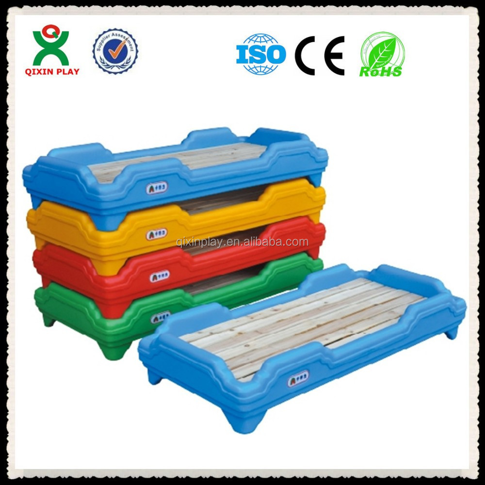 Guangzhou Kids bed room sets single kids beds for sale toddler plastic beds with plank QX-198C