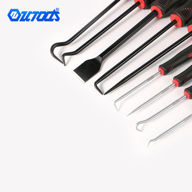 Auto repair hand tool oil seal puller removal tool hook pick tool 9pcs scraper pick & hook set