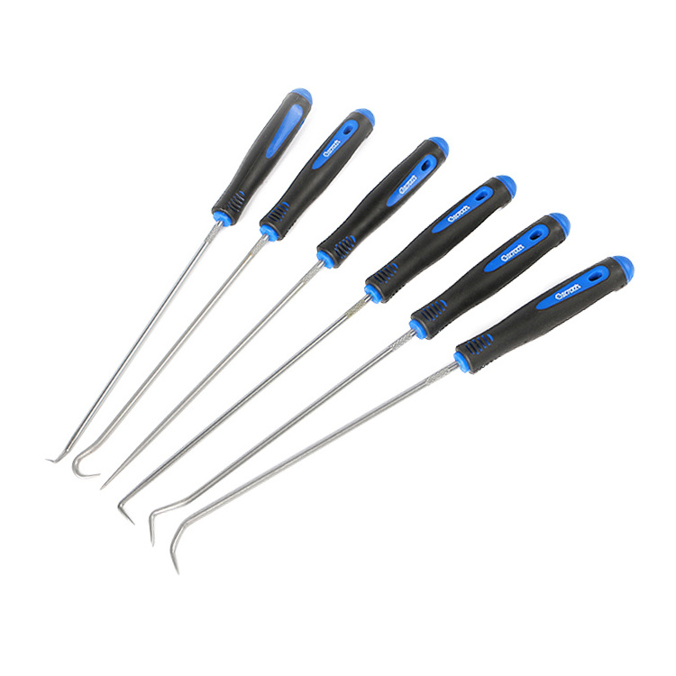 Qixin Long chrome vanadium steel blade hook utlility blades 6pcs pick and hook set for auto car repair tool