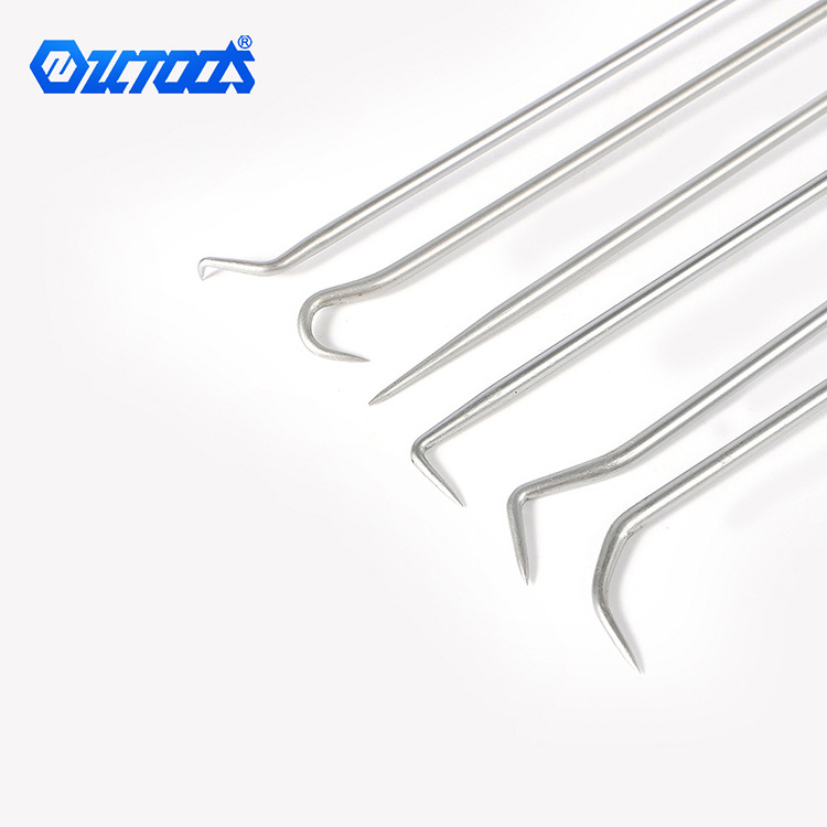 Qixin Long chrome vanadium steel blade hook utlility blades 6pcs pick and hook set for auto car repair tool