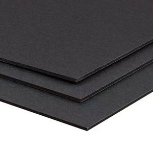 QX-M24 High quality cheap price 1220*2440mm/2100*2800mm high gloss black 2.5mm 3mm melamine faced mdf board for funiture