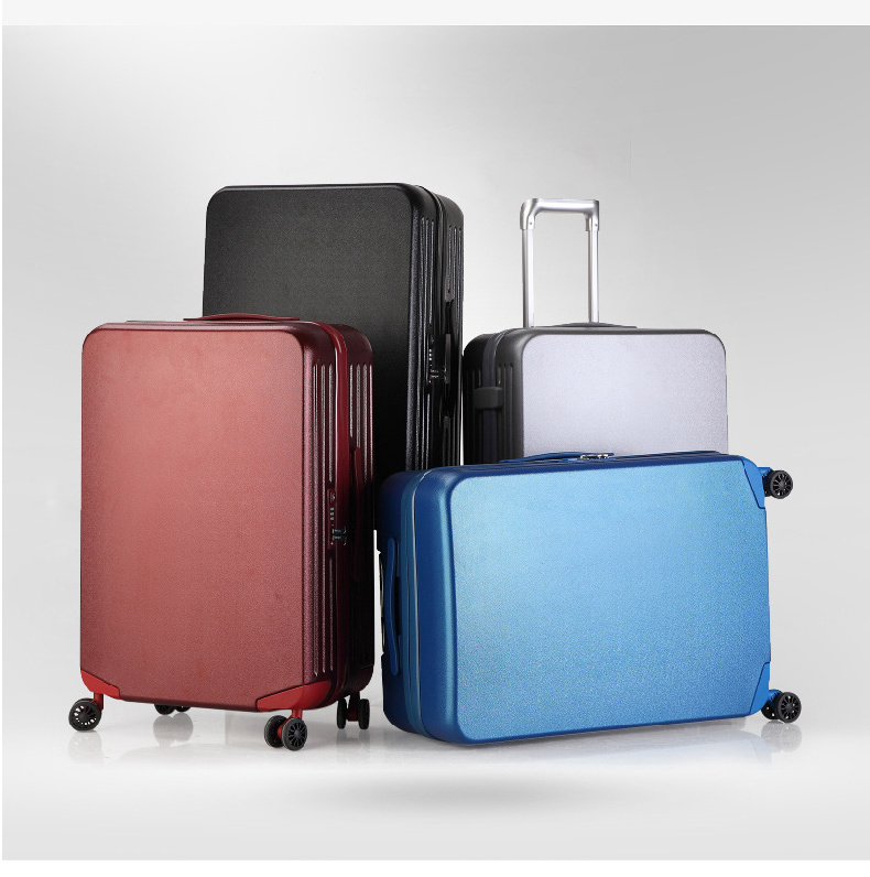 PC Luggage Wholesale 4 Wheels ABS PC Multifunction Mini Luggage Suitcase With Lock Front Pocket Custom Luggage