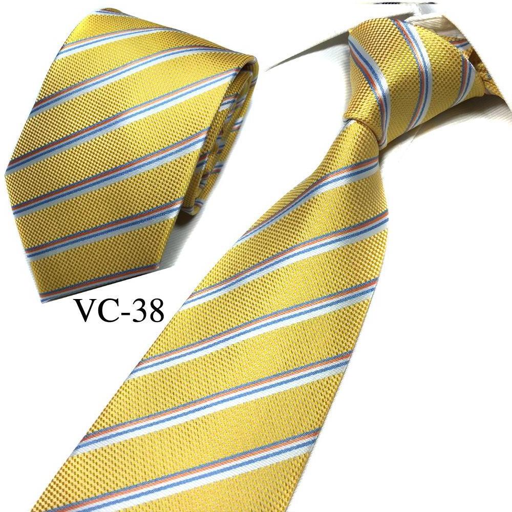 N147 Custom Wedding Business Striped Neck Tie Men's Fashion Print Tie  Necktie  Silk Ties with Jacquard Pattern