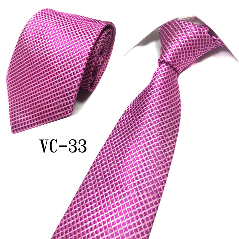 N147 Custom Wedding Business Striped Neck Tie Men's Fashion Print Tie  Necktie  Silk Ties with Jacquard Pattern