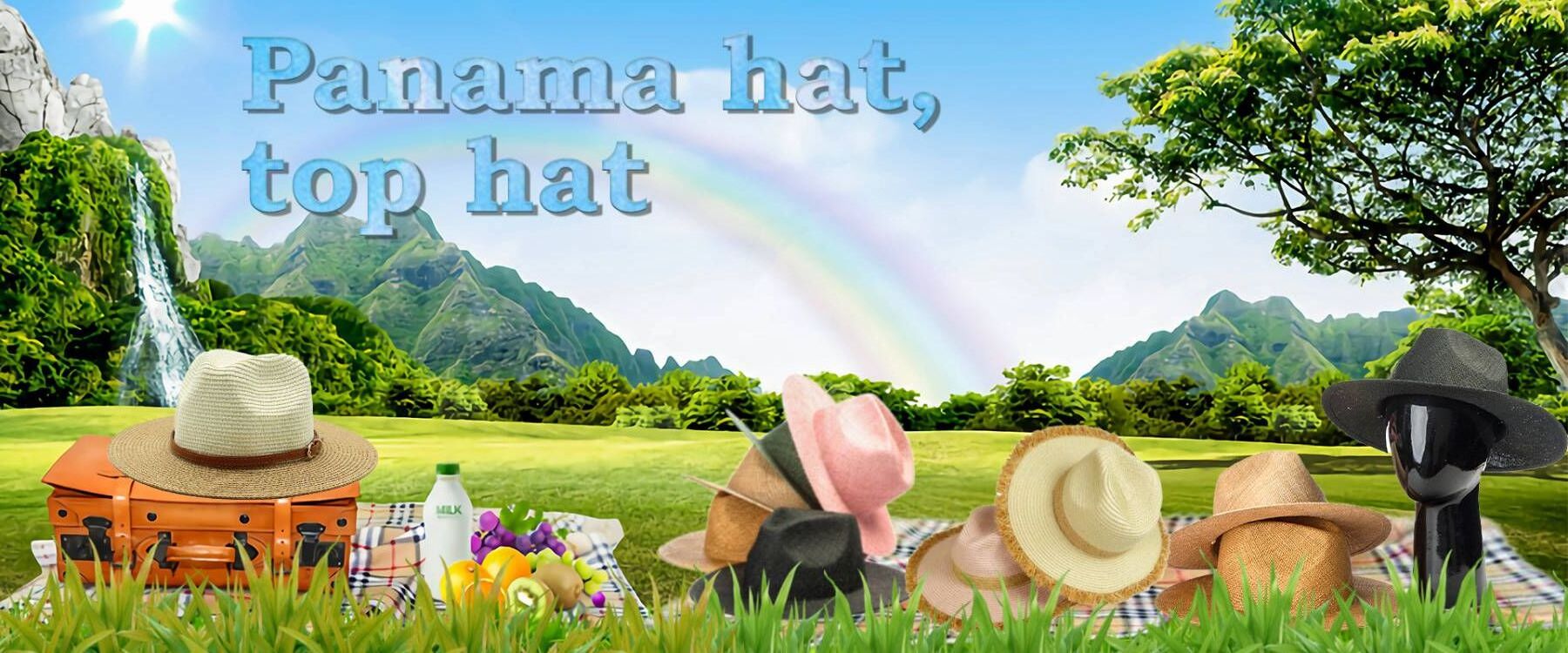 WS154 New Fashion Western Cowboy Straw Hat Summer Sun Protection Straw Hat Outdoor Travel Sunbonnet Wholesale Straw Hat