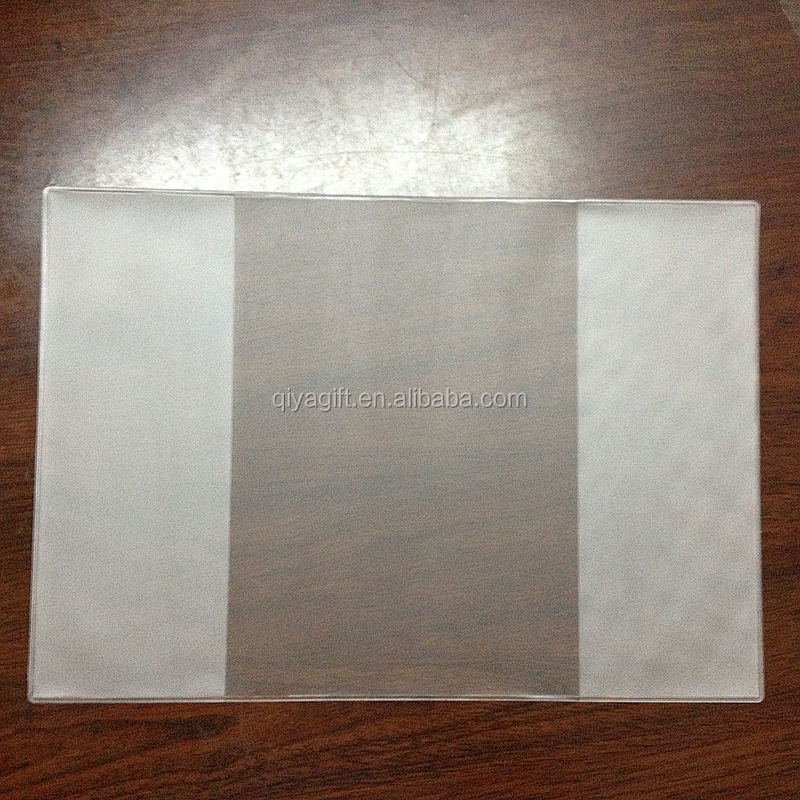 clear pvc book cover