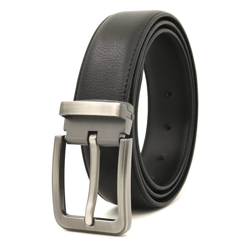 New fashion cow leather belt cowhide casual pin buckle belt for men