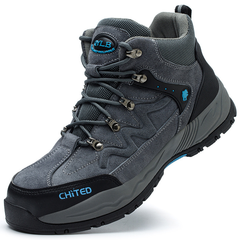 QYLB 2024 hot selling oil and water resistant S3 SRC anti slip good quality safety shoes boots