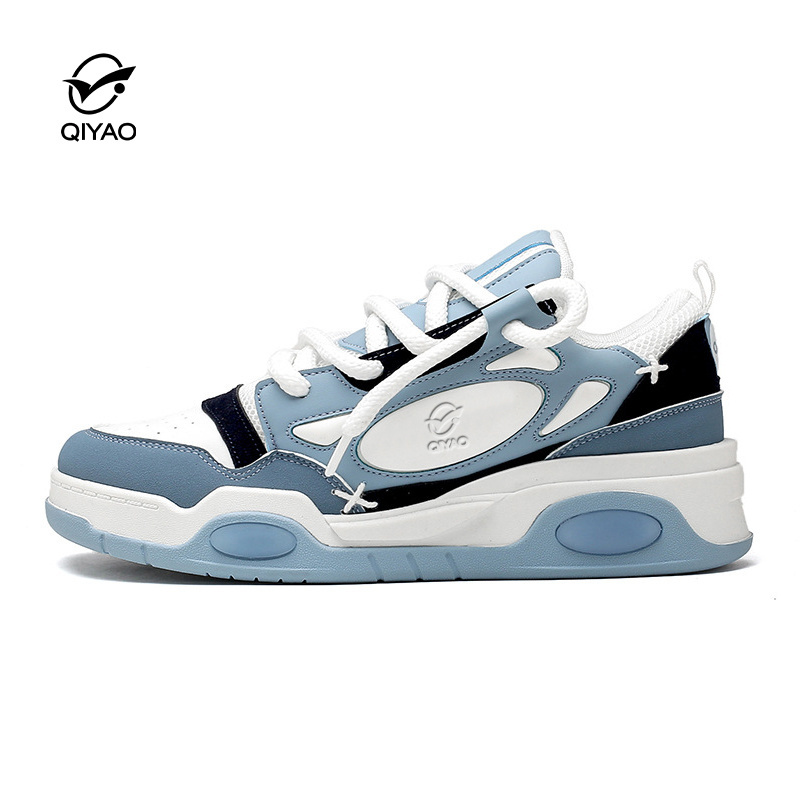 Qiyao Original Customize Logo Men Blank Skateboard Manufacturer Shoes Skateboard Sneakers Men Designer Shoes