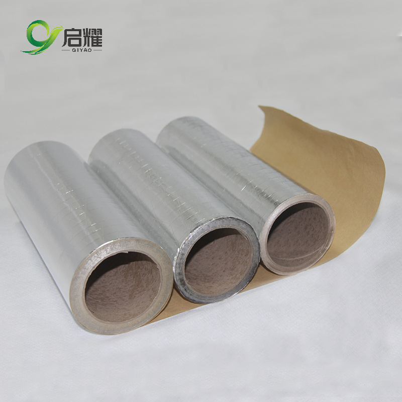 2024 Hot Sales Single Side Reinforced Scrim Foil Faced Fiberglass Scrim Kraft Paper For Roof FSK Insulation